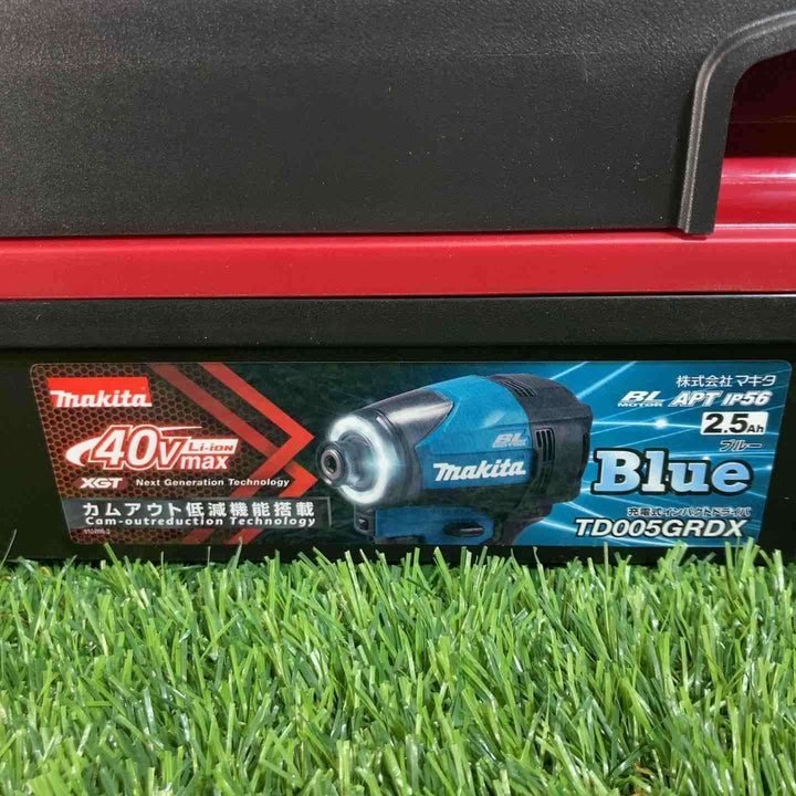 ★マキタ(makita) 40Vmaxコードレスインパクトドライバー TD005GRDX  純正バッテリー2個付【戸田店】