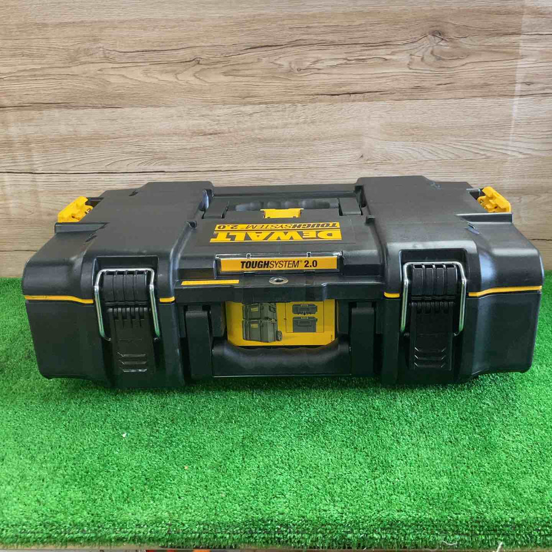 デウォルト(DEWALT) タフシステム2.0 システム収納BOX Sサイズ 工具箱 収納ケース ツールボックス DS165 積み重ね収納 DWST83293-1【町田店】