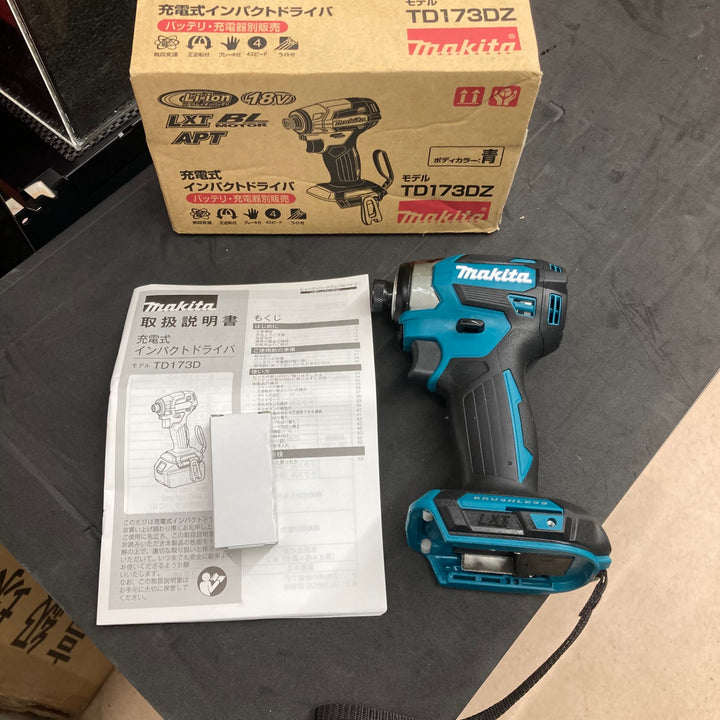 【未使用(店頭展示品)】★マキタ(makita) コードレスインパクトドライバー TD173DZ【東大和店】
