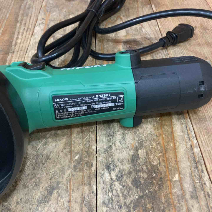 ◇HiKOKI(ハイコーキ) AC100V 125mm ディスクグラインダー スライドスイッチタイプ G13SH7【所沢店】