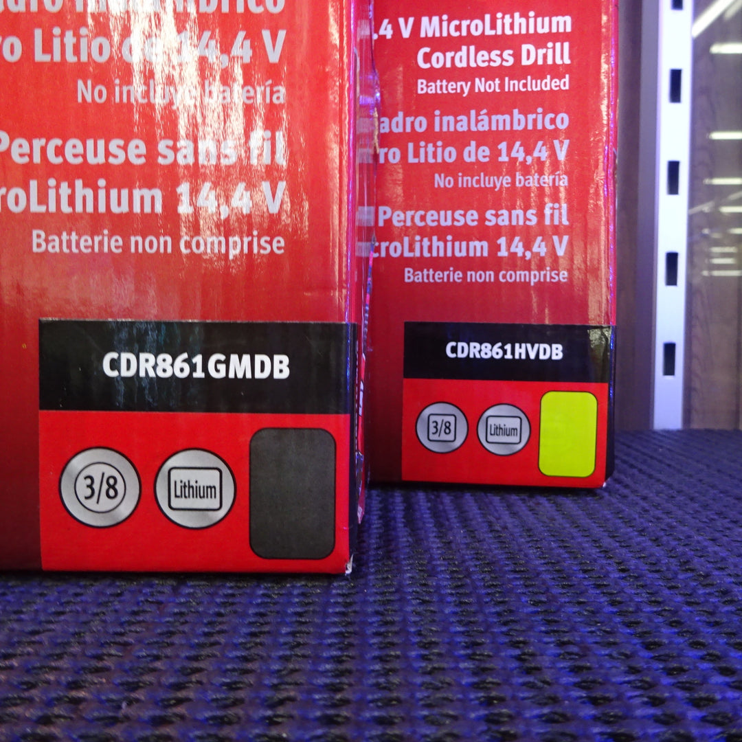 スナップオン/Snap-on 14.4V コードレスドリル 2個セット CDR861GMDB+CD861HVDB ガンメタ、イエロー【岩槻店】