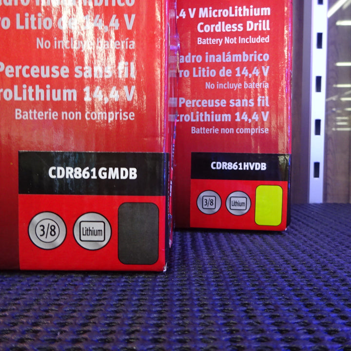 スナップオン/Snap-on 14.4V コードレスドリル 2個セット CDR861GMDB+CD861HVDB ガンメタ、イエロー【岩槻店】