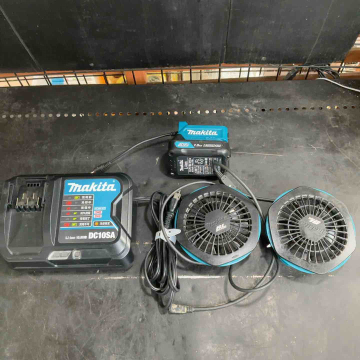 マキタ(makita) バッテリホルダ GM00001490 ファンセット 充電器・バッテリー付き【草加店】