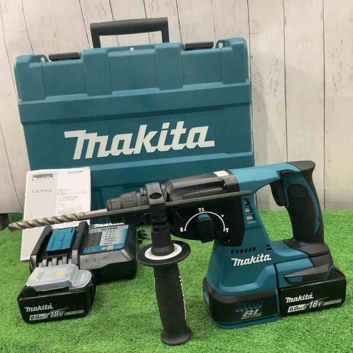 ★マキタ(makita) コードレスハンマドリル HR244DRGX 18V フルセット 動作確認済【川口店】