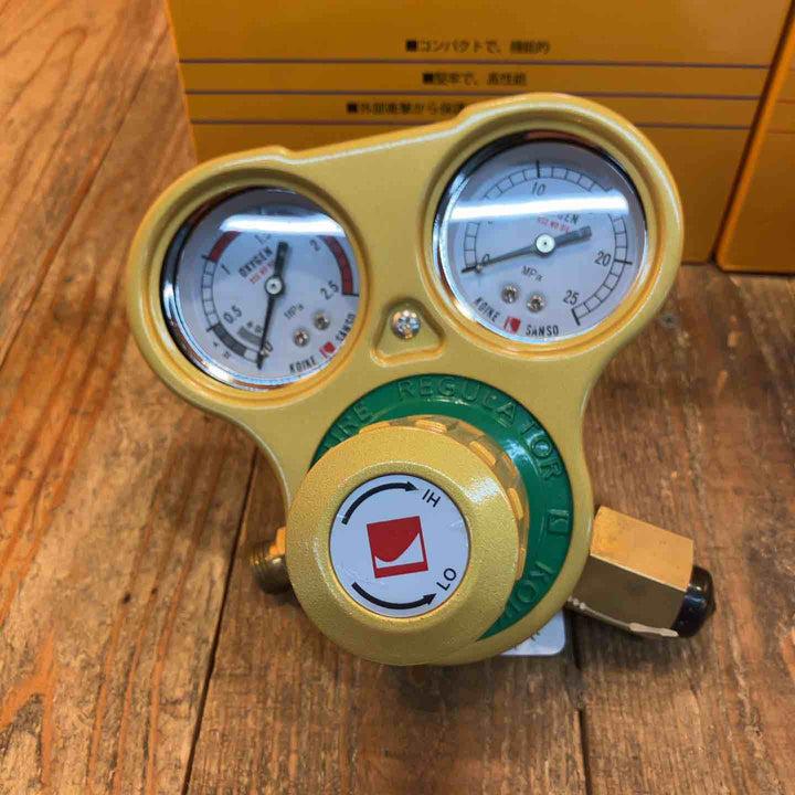 【中古美品】小池酸素 KOIKE 溶断器用圧力調整器 セーフティゴールドV 酸素 アセチレン用SGV-1 SGV-2【所沢店】