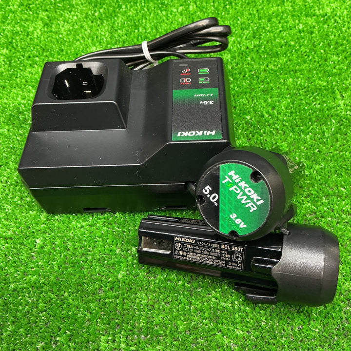 【未使用品】HiKOKI(ハイコーキ) 3.6V 充電式 インパクトドライバー WH3DA スローモード搭載 電池2個・充電器付 WH3DA(2JS)【電材館越谷店】
