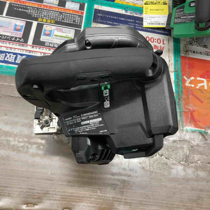 ★ハイコーキ(HIKOKI ※旧:日立工機)165mmコードレス丸のこ C3606DA(SK)(NNB)本体のみ【戸田店】