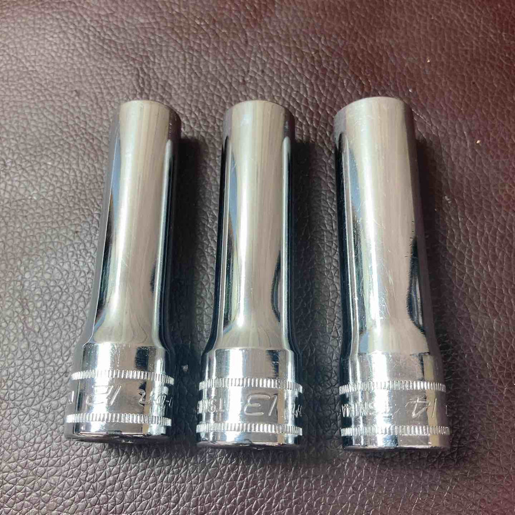 中古品】 スナップオン(Snap-on) 1/2 ディープソケット 3本セット
