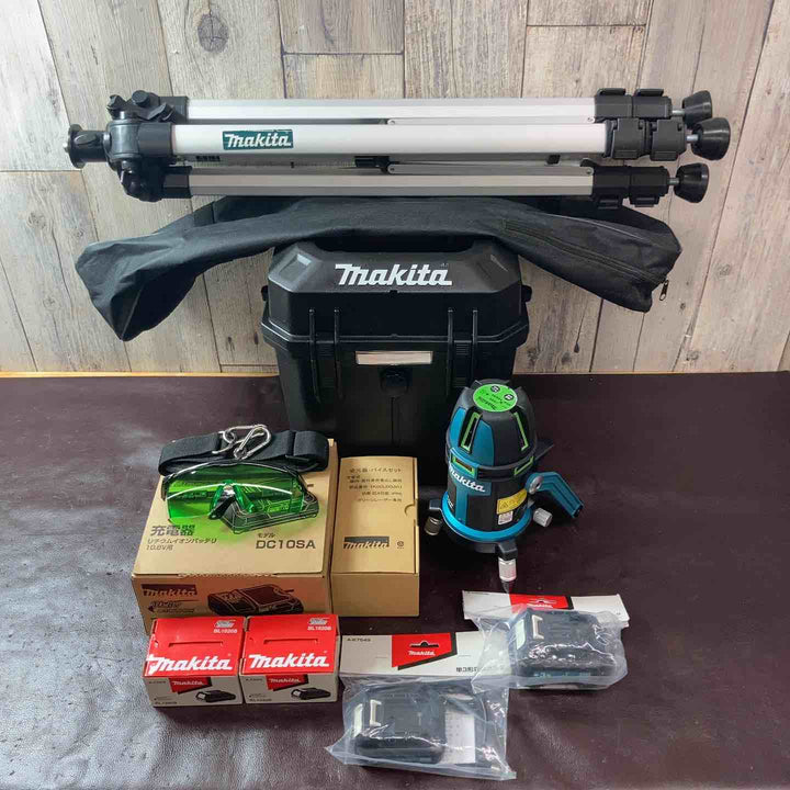 【未使用(店頭展示品)】★マキタ(makita) コードレスグリーンレーザー墨出し器 SK505GDZN 超高輝度 フルライン (SK505GDN)【東大和店】