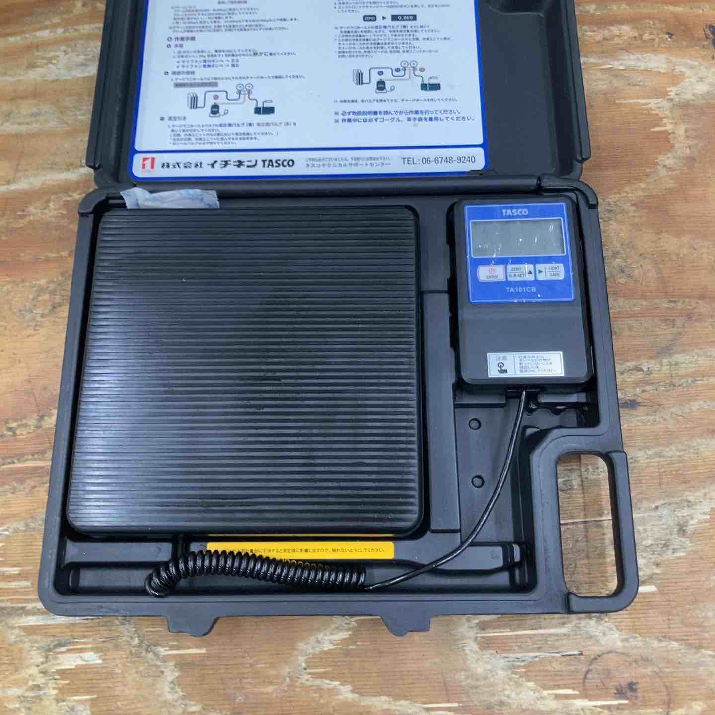 【新品・未使用】TA101CB 高精度電子チャージャー｜デジタル表示 ◇イチネンTASCO 高精度エレクトロニックチャージャー TA101CB【柏店