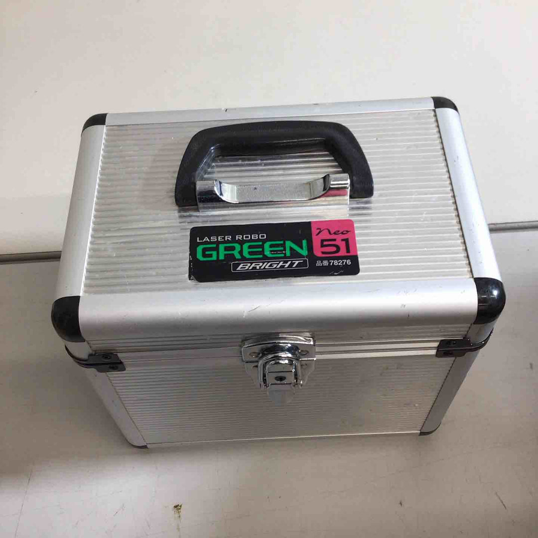 ◇シンワ測定 グリーンレーザー墨出し器 Neo51 BRIGHT No.78276  縦 横 大矩 通り芯×2 地墨 レーザーロボ ネオ ブライト【戸田店】