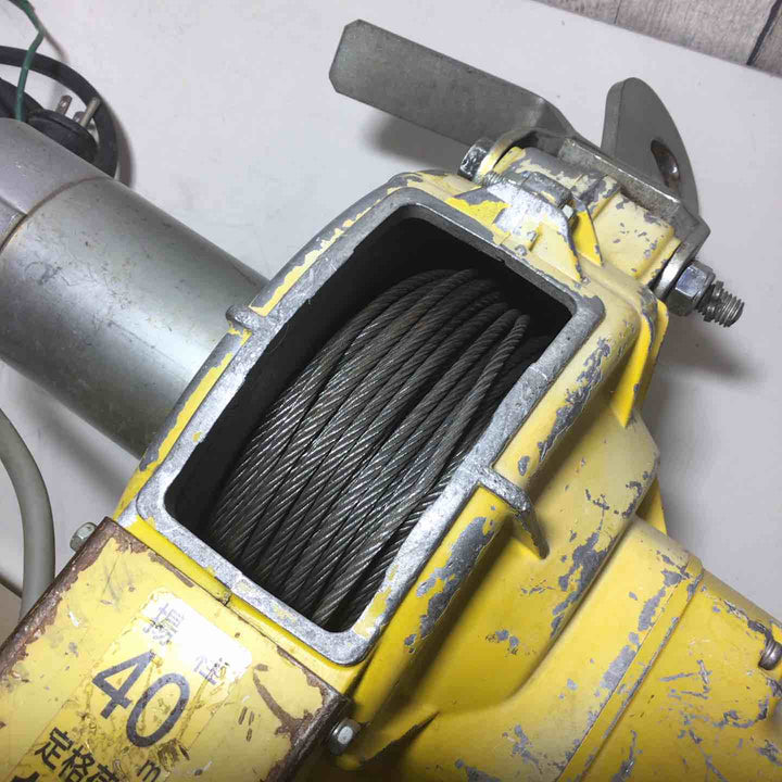 ◇トーヨーコーケン(TKK) ベービーホイスト(無線式) BH-N740R ウインチ ワイヤー交換が必要です【戸田店】