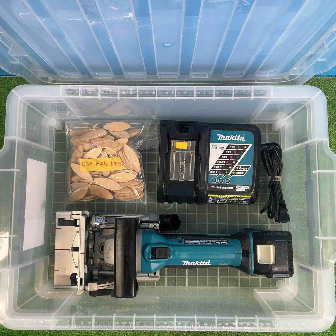 ★マキタ(makita) コードレスジョイントカッタ PJ180DRG ビスケット100枚付 代用ケース【岩槻店】