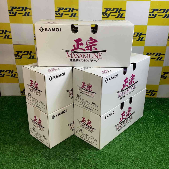 正宗 マスキングテープ 100mm×18m 10巻 5箱セット【越谷店】
