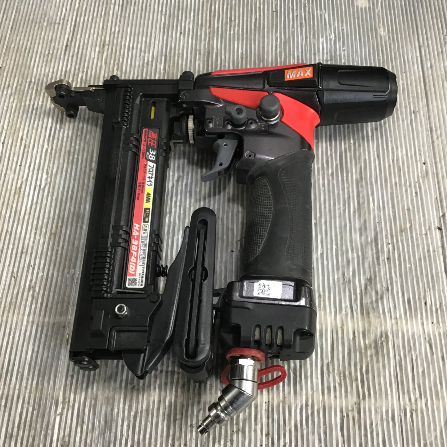 動作品】MAX マックス HA-38F2 高圧フロアタッカ 4MAフロア マックス