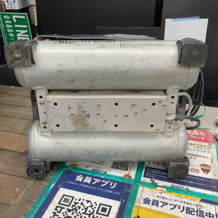 ★ハイコーキ(HIKOKI ※旧:日立工機) エアコンプレッサー EC1430H2 エア充填時間約5分 稼働音大 外装割れあり【戸田店】