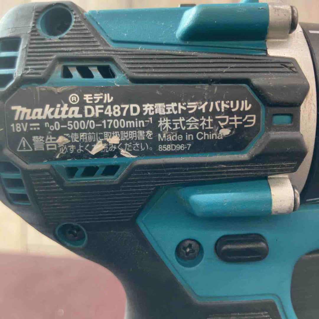 【中古品】マキタ(makita) コードレスドリルドライバー DF487DZ バッテリー1個付属【東大和店】