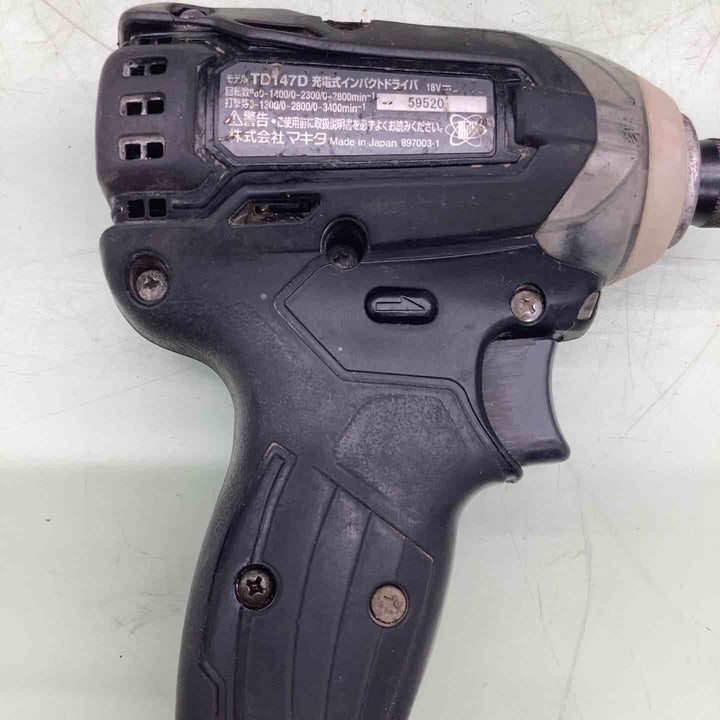 ☆マキタ(makita) コードレスインパクトドライバー TD147DZB　軸ブレ有　【越谷店】