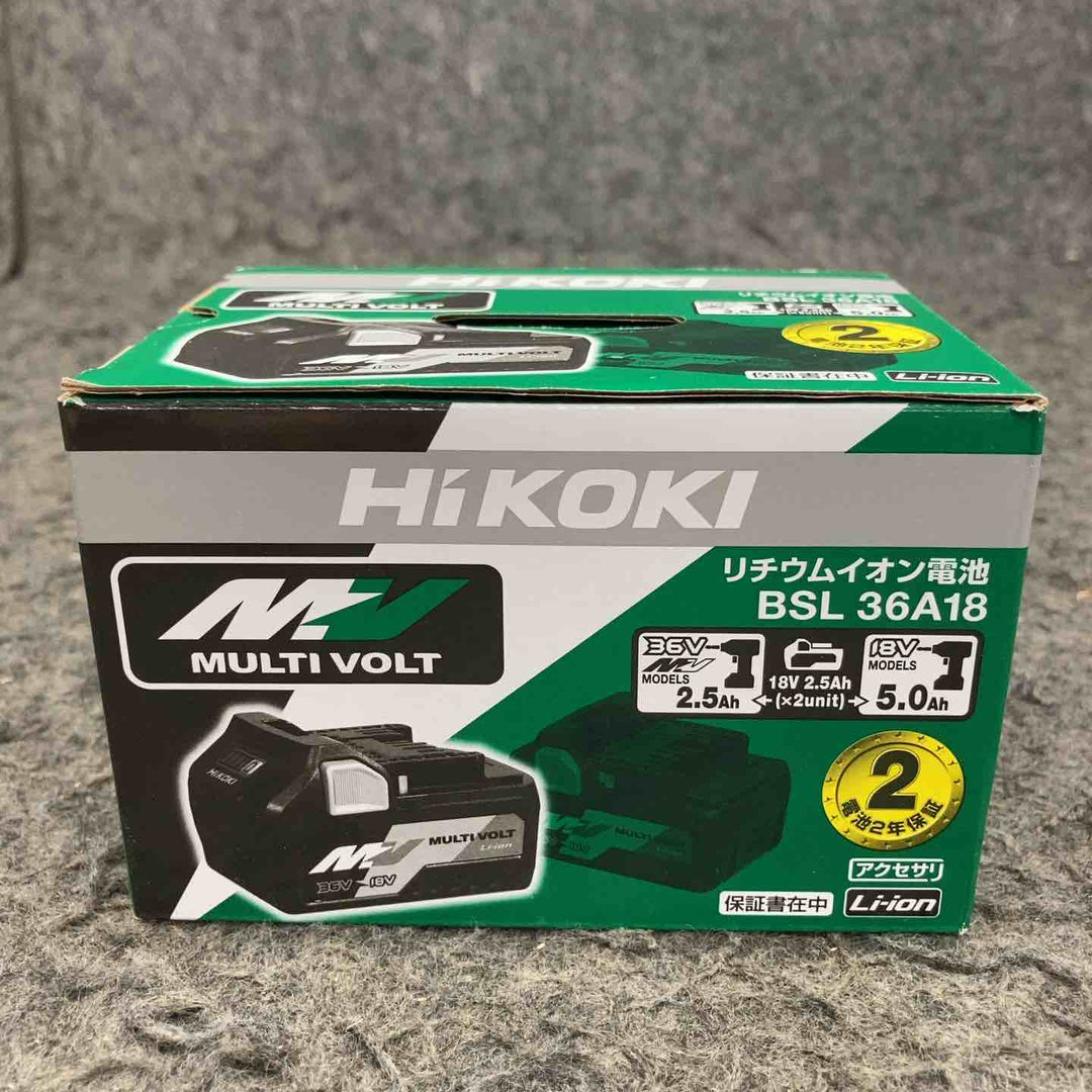 【未使用品】 ハイコーキ/HIKOKI リチウムイオンバッテリー 36V/2.5Ah BSL36A18 【鴻巣店】