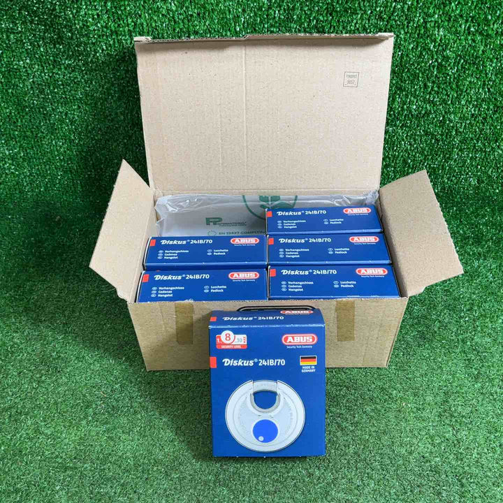 【未使用品】 ABUS アバス DISKUS ディスカス 南京錠 24IB-70 6個入 【藤沢店】