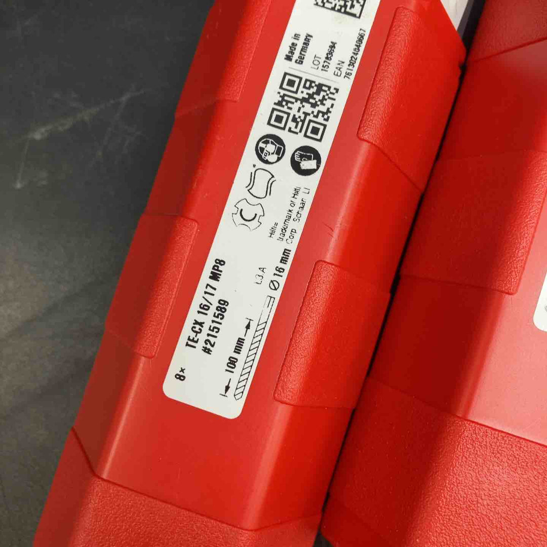【未使用品】ヒルティ(HILTI) ドリルビット マルチパック 8X TE-CX 16/17 MP8 #2151589 φ16 SDSプラス　4個セット【川越店】