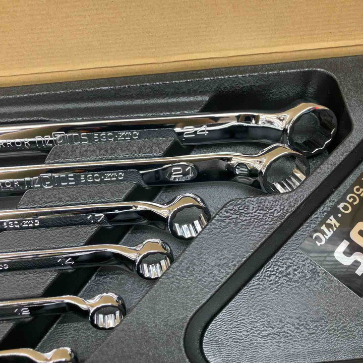 ◇京都機械工具(KTC) ネプロス(nepros) 45°メガネレンチセット NTM506 45°×6°めがねレンチセット 6本組【川越店】
