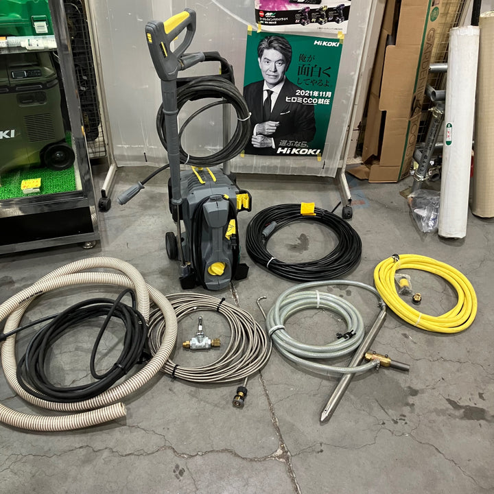 【店頭受取り限定】ケルヒャー(KARCHER)業務用高圧洗浄機 HD4/8P 100V 50HZ アクセサリー多数付属【川口店】