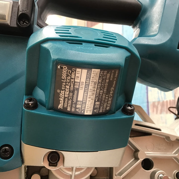 ★マキタ(makita) 18V 165mmコードレス卓上マルノコ LS600DZ 本体のみ【柏店】