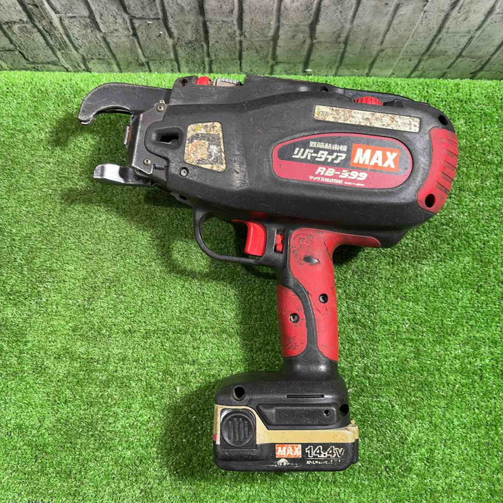 ★マックス(MAX) 14.4V 鉄筋結束機 リバータイア RB-399-B2C 動作確認済み【川口店】