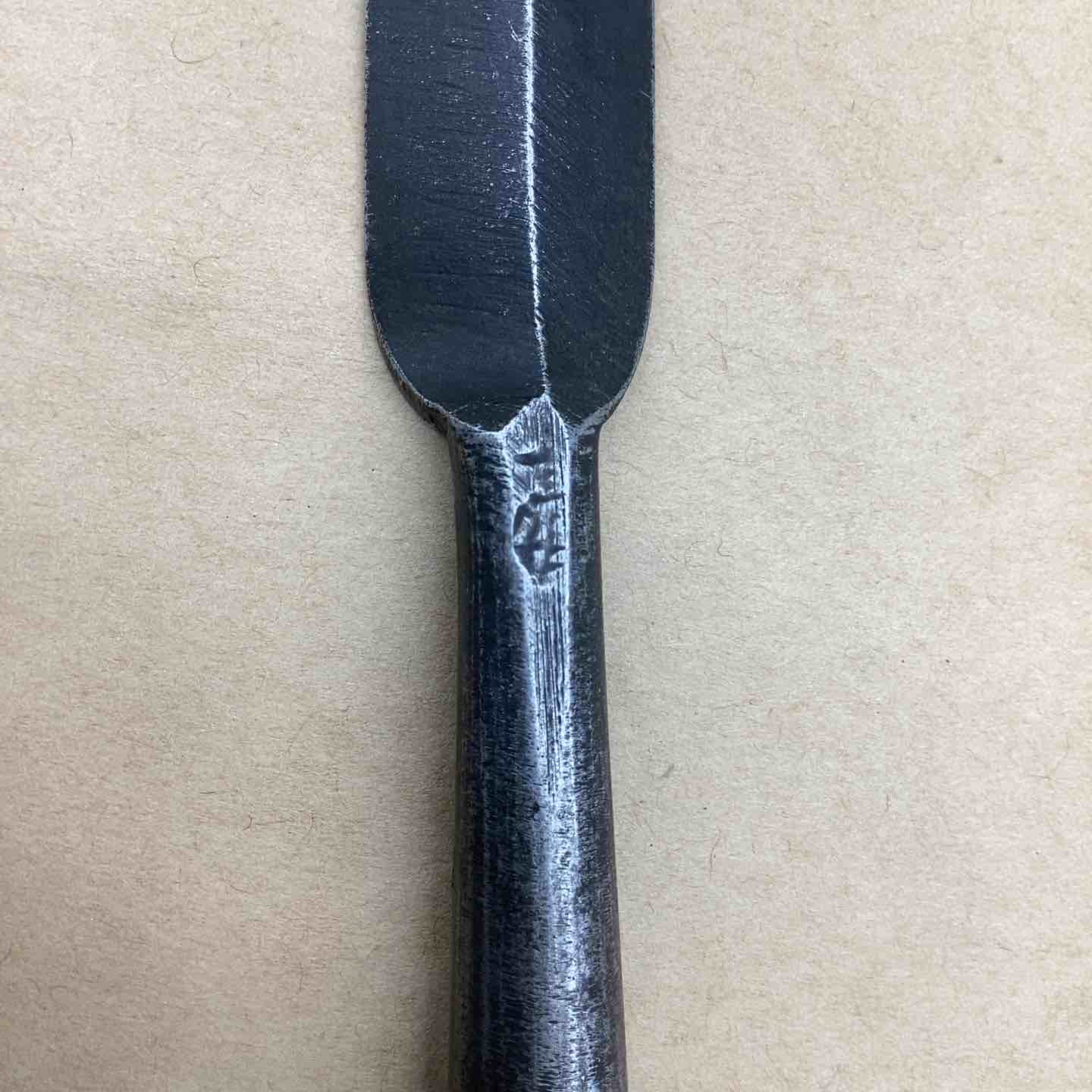 鑿・鉋・大工道具 ブランド不明 刻印有 鑿 名工 突き鑿 細部