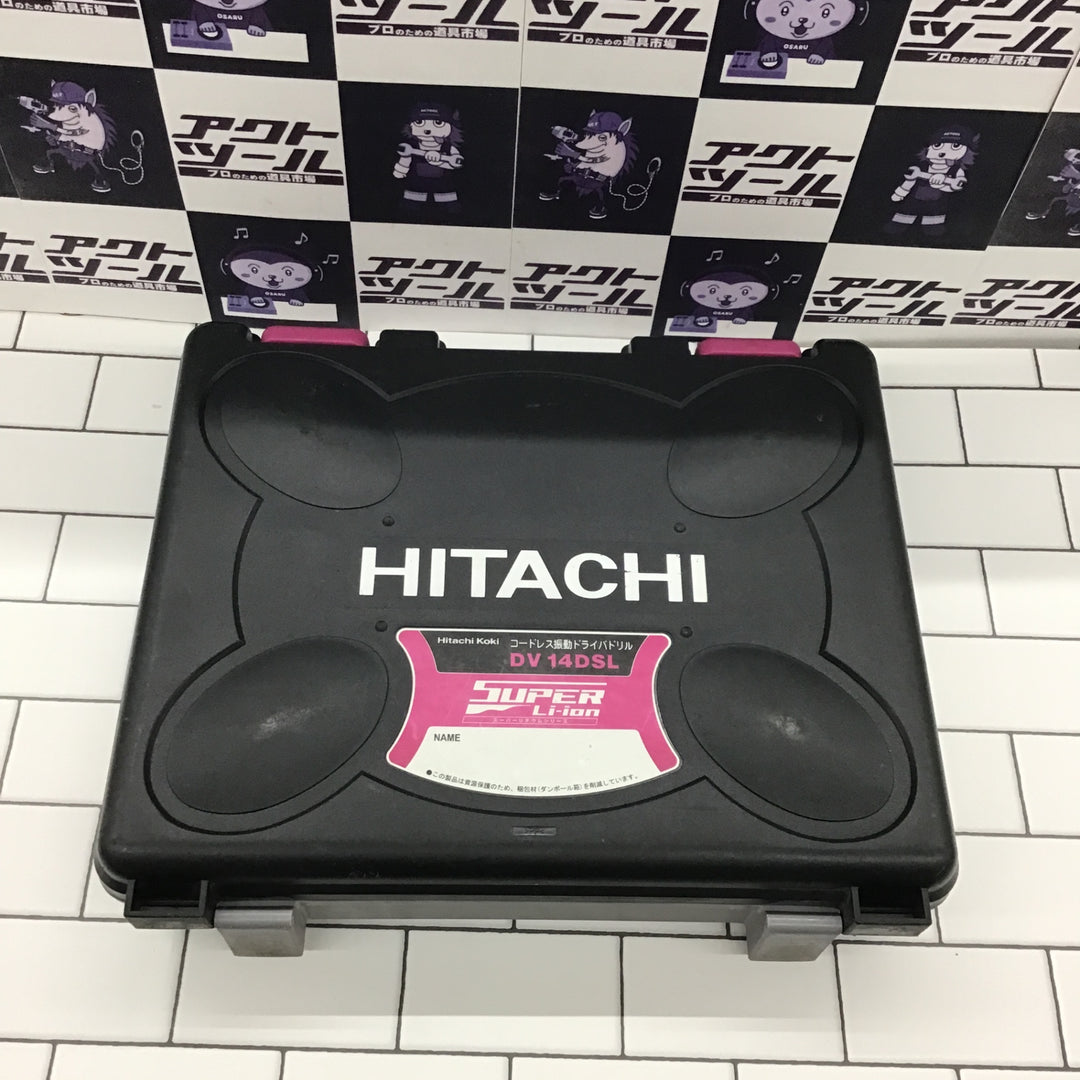 〇ハイコーキ(HIKOKI ※旧:日立工機) コードレスドリルドライバ DV14DSL(2SLCK)【所沢店】