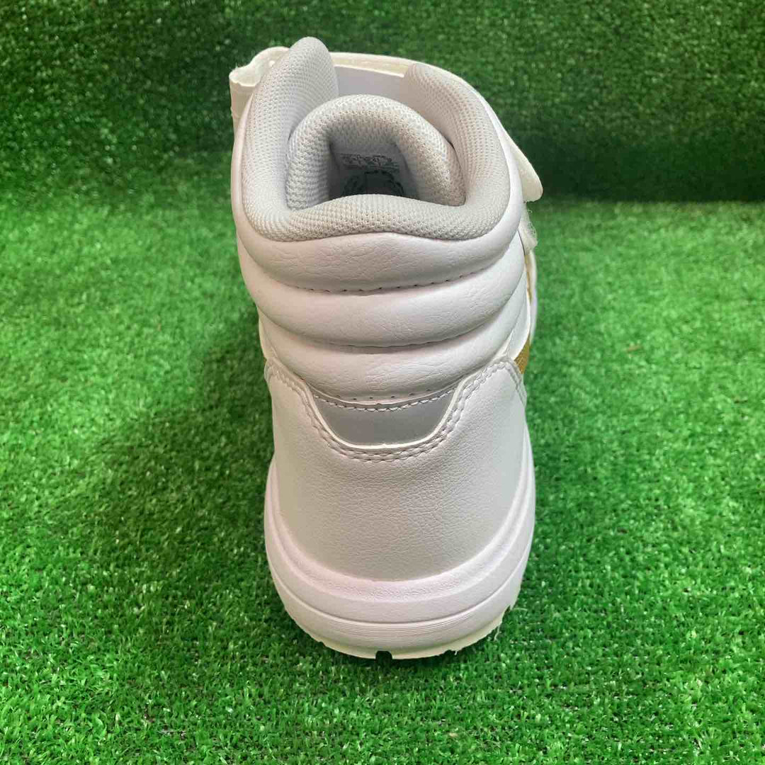 アシックスワーキング(asics) ウィンジョブ(WINJOB) CP312　ホワイト×ピュアゴールド 26.5cm 3E【川越店】