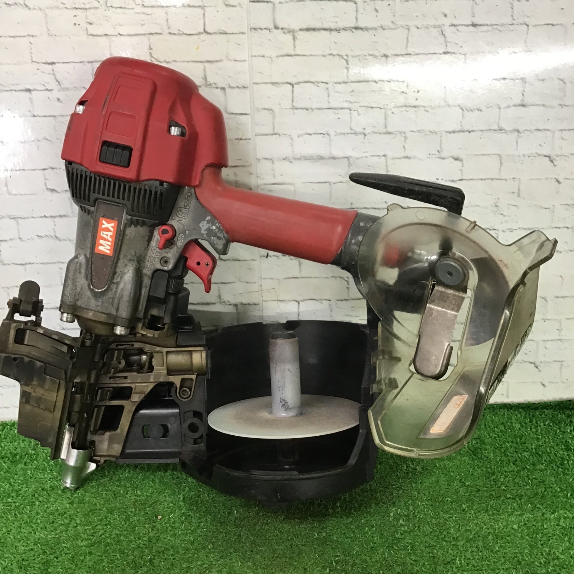 MAX マックス エアツール エア釘打ち HN-90N1 レッド MAX 高圧90mm釘打機 HN-90X1 （強力型） 電動工具・エアー工具