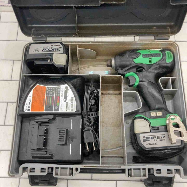 ※現状品販売★ハイコーキ(HIKOKI ※旧:日立工機) コードレスインパクトドライバー WH14DSL2(2LSCK)(L)【所沢店】備考欄要確認