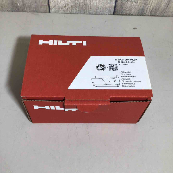 ★ヒルティ(Hilti) リチウムイオンバッテリー B22 4.0 22V【戸田店】