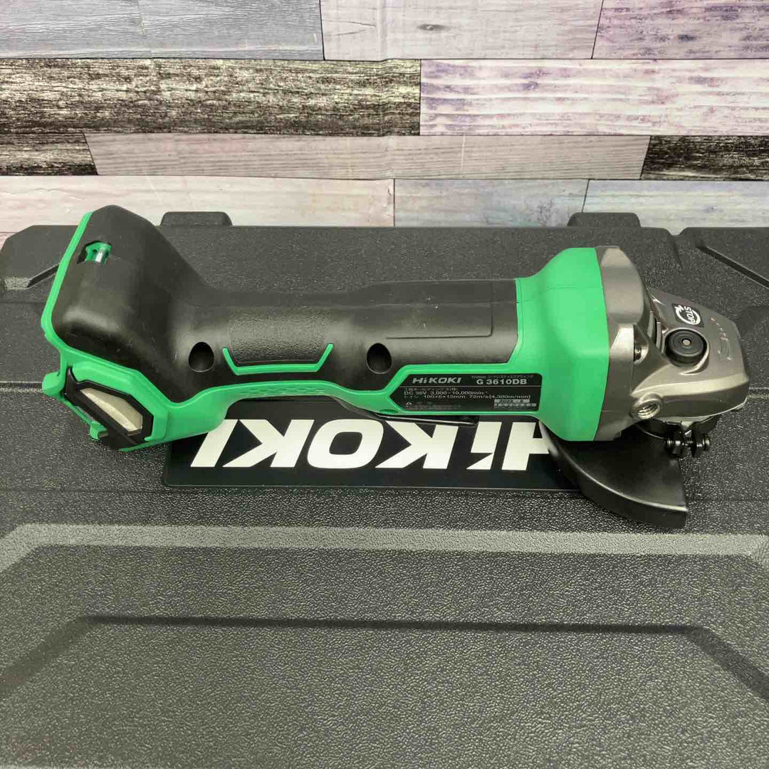 ★ハイコーキ(HIKOKI ※旧:日立工機) 100mmコードレスディスクグラインダ G3610DB(XP)【八潮店】