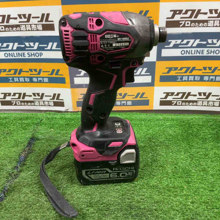 ★ハイコーキ(HIKOKI ※旧:日立工機) コードレスインパクトドライバー WH14DDL2(NN)(R)【草加店】
