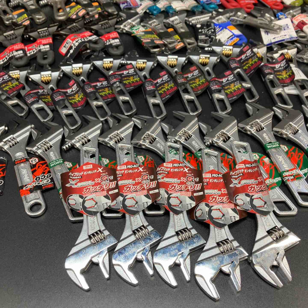 ▼モンキーレンチ100個まとめ売り 格安☆ ロブスター スーパーツール TOP サイズ 複数 軽量 薄型 ショート 様々【川越店】