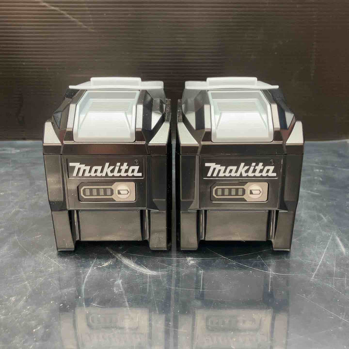 売り切り！【未使用品】高出力 純正 マキタ makita リチウムイオンバッテリー 40Vmax/8.0Ah BL4080H バッテリー 40V A〓77263 2個【川越店】