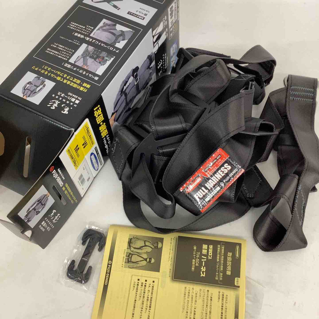 ◇ツヨロン(TSUYORON) 新規格 墜落制止用器具 クロカゲハーネス TH-504-OT-DG-M-BX【狭山】