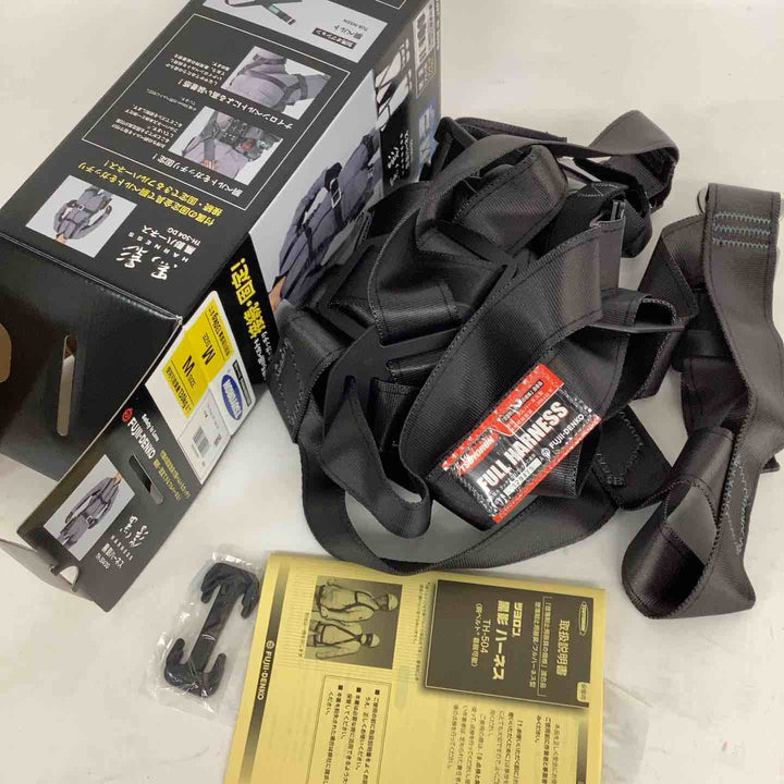 ◇ツヨロン(TSUYORON) 新規格 墜落制止用器具 クロカゲハーネス TH-504-OT-DG-M-BX【狭山】