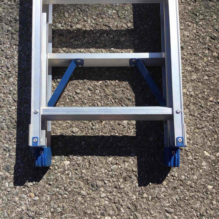 【店頭受取り限定】長谷川工業 2連はしご プッシュアップ式はしご 簡単操作 402cm LQ2-2.0-40【草加店】