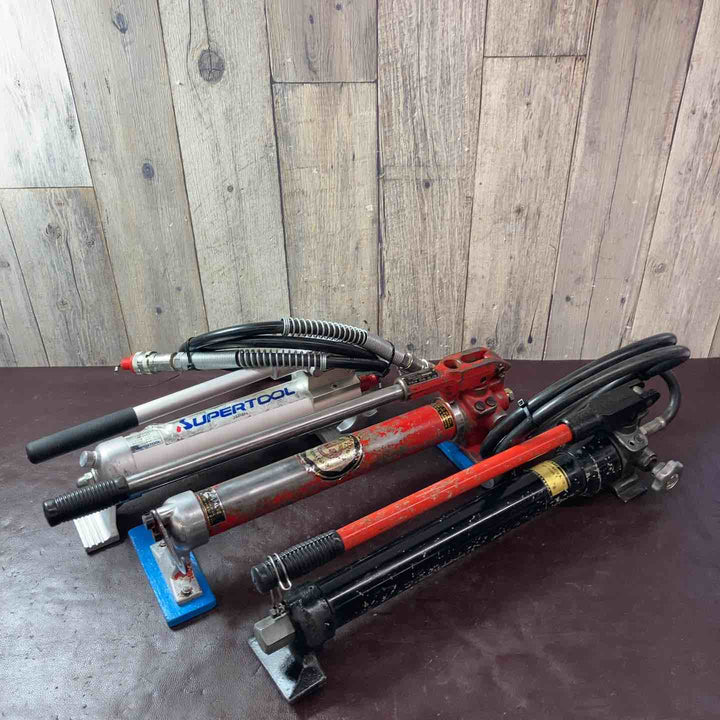 【中古品】泉精機/スーパーツール/理研 手動油圧ポンプ HP-700S HP500A  P-1B 油圧ポンプ3点まとめ【東大和店】