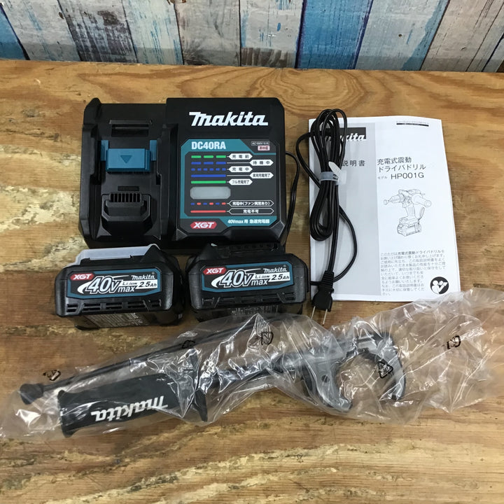 ★マキタ(makita) 40Vmaxコードレス振動ドリルドライバー HP001GRDX【柏店】