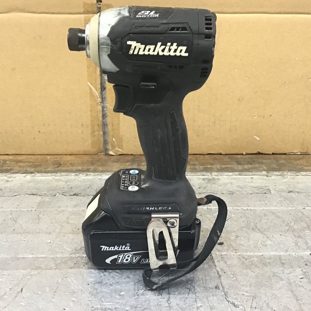 〇マキタ(makita) コードレスインパクトドライバー TD170DRMXB 18V4.0Ahバッテリー*2【所沢店】