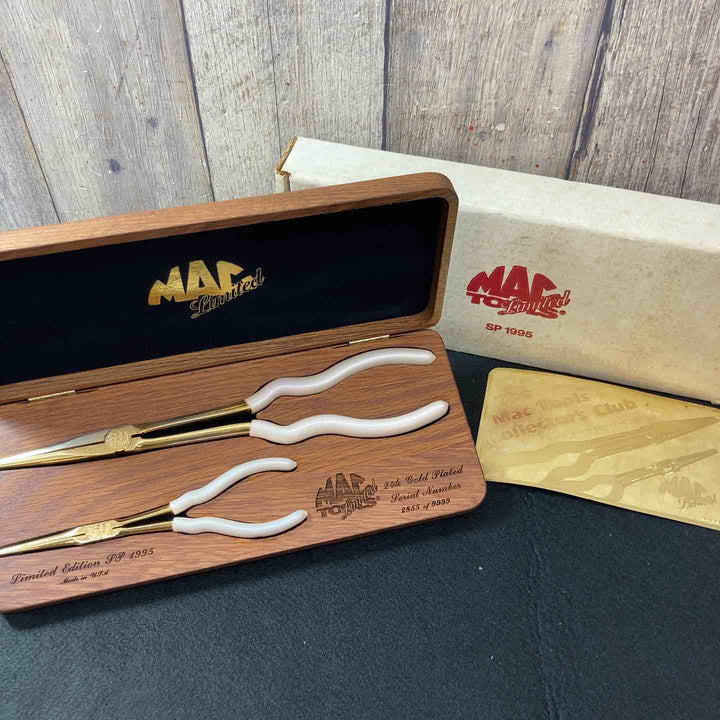 【中古美品】 マックツール(MACTOOLS) SP1995 24ｋロングノーズプライヤー 1995年 リミテッドエディション 未使用長期保管品 【東大和店】