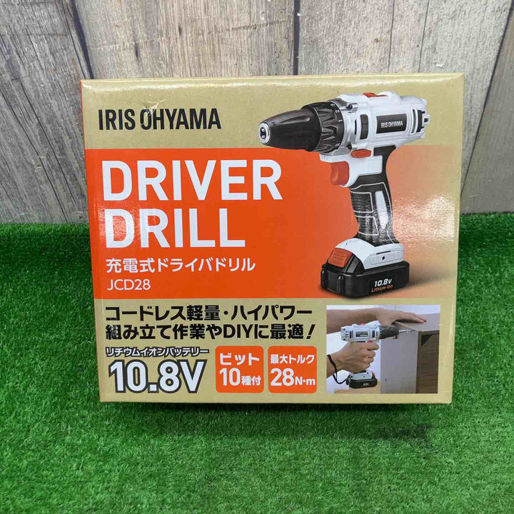 アイリスオーヤマ 電動ドリルドライバー JCD28【富山店】◇A