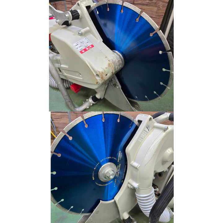 【中古品・発送可！】新ダイワ 集塵式エンジンカッター ECD7412S-CD 新品刃付き！ 集じんバッグ付き！【桶川店】
