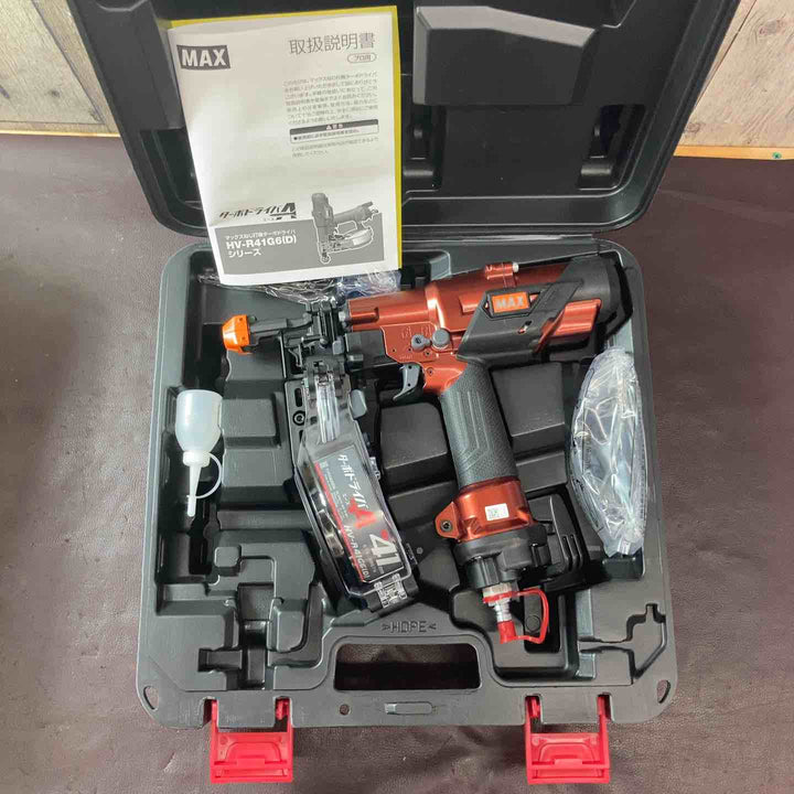 【未使用(店頭展示品)】 マックス(MAX) 高圧エアネジ打ち機 HV-R41G6(D)-R 【東大和店】