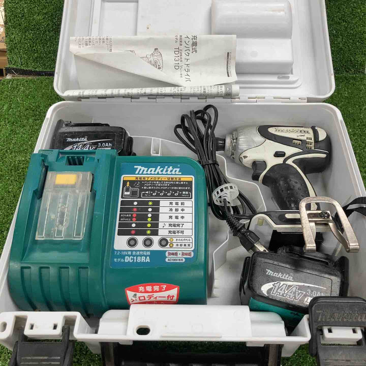 ★マキタ(makita) コードレスインパクトドライバー TD131DRFXW【川崎店】
